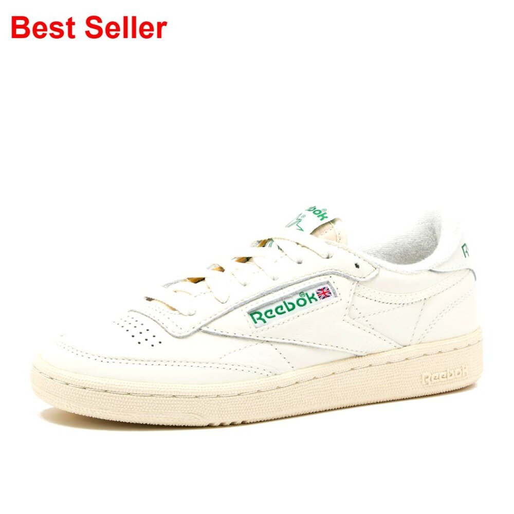 Vintage Tennis Sneakers, Durable Rubber Sole, Padded Collar